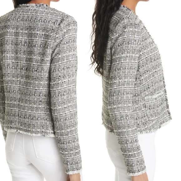 L’AGENCE Adette Grey Tweed Blazer - Picture 14 of 14